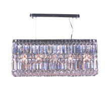 Bethel International Canada BET16 - 5-Light Chrome Chandelier With Clear Crystal Accents